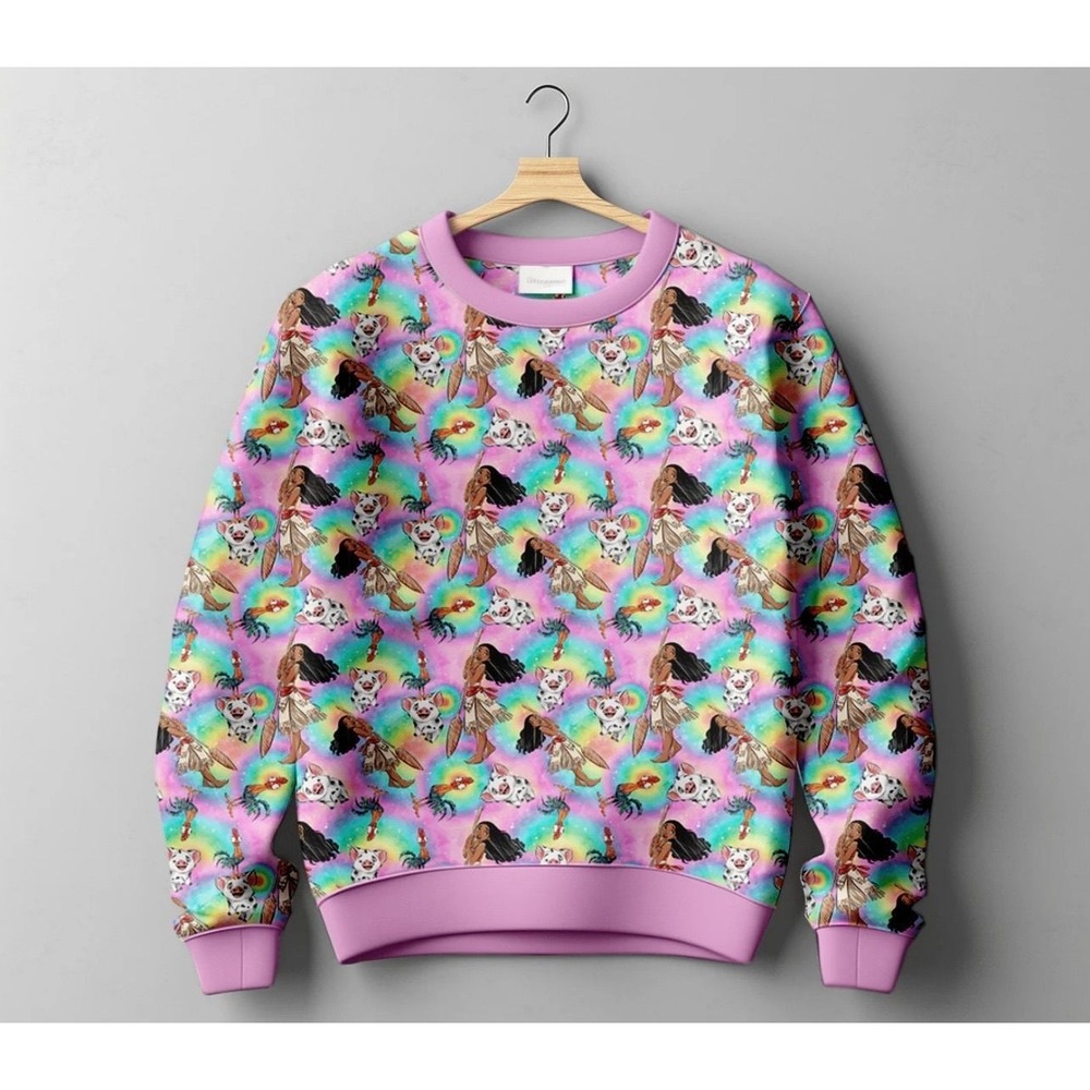 NWT Moana Bamboo Sweatshirt Crew Neck Size Medium Little Snuggles Bamboo